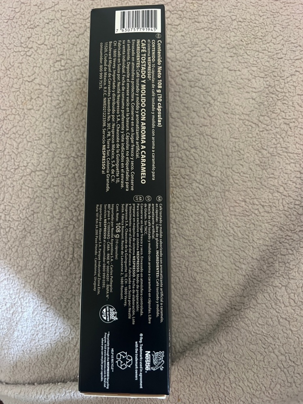 NEST Fragrances Black Retail Box with White Text